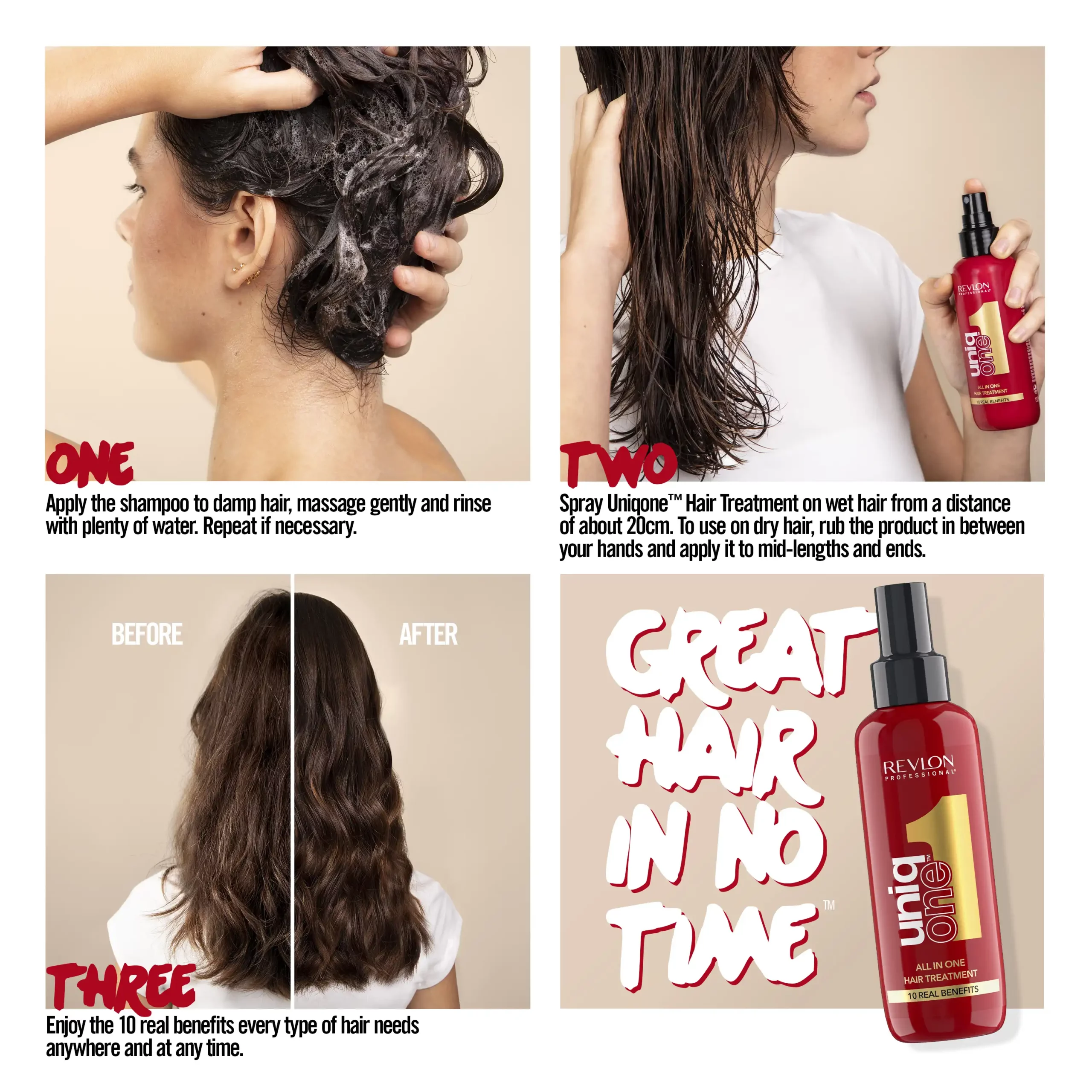 How to use Uniqone Hair Treatment
