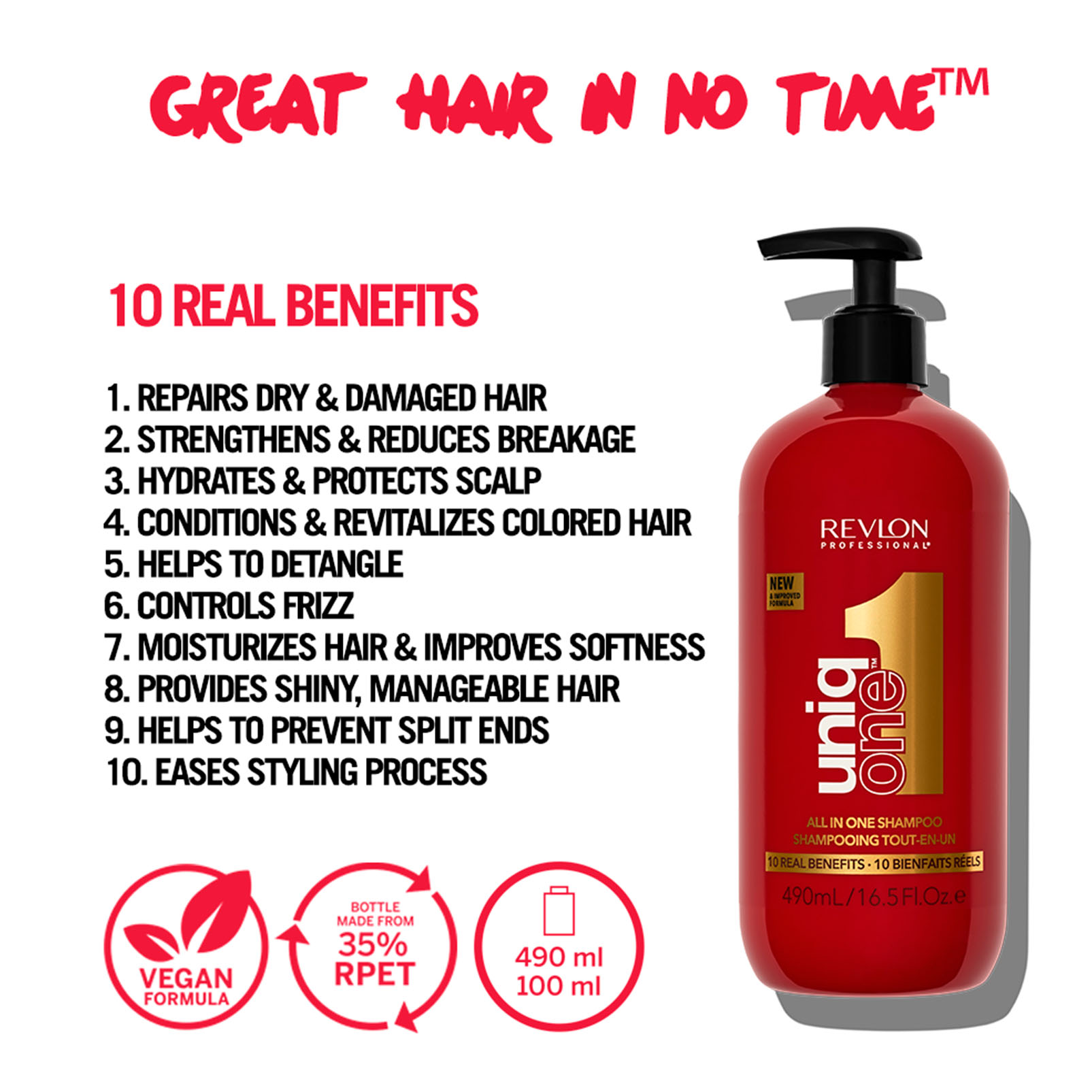 Sequel brydning Citron UniqOne™ Hair & Scalp Conditioning Shampoo - Revlon Professional