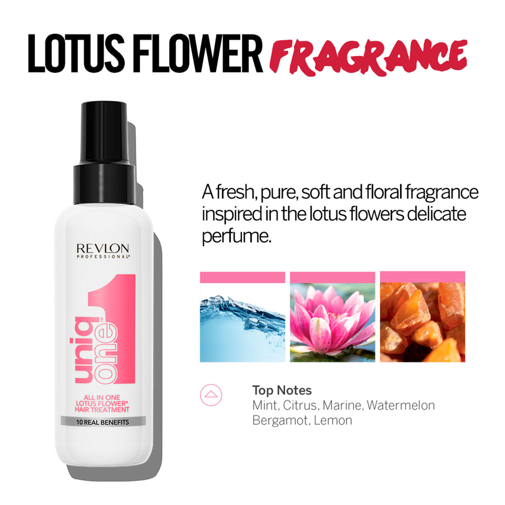 Flower Professional Hair Lotus Fragrance - Revlon Treatment UniqOne™