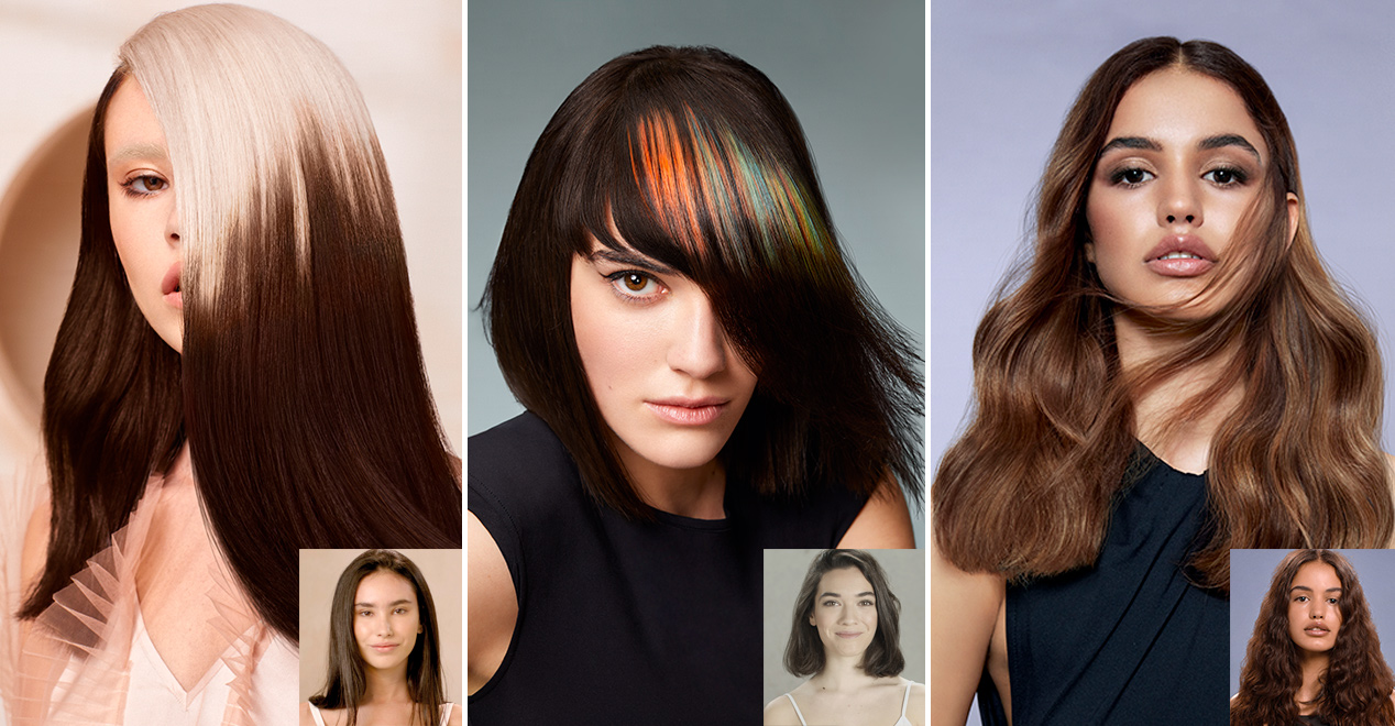 Revlon Professional® results of professional hair color services