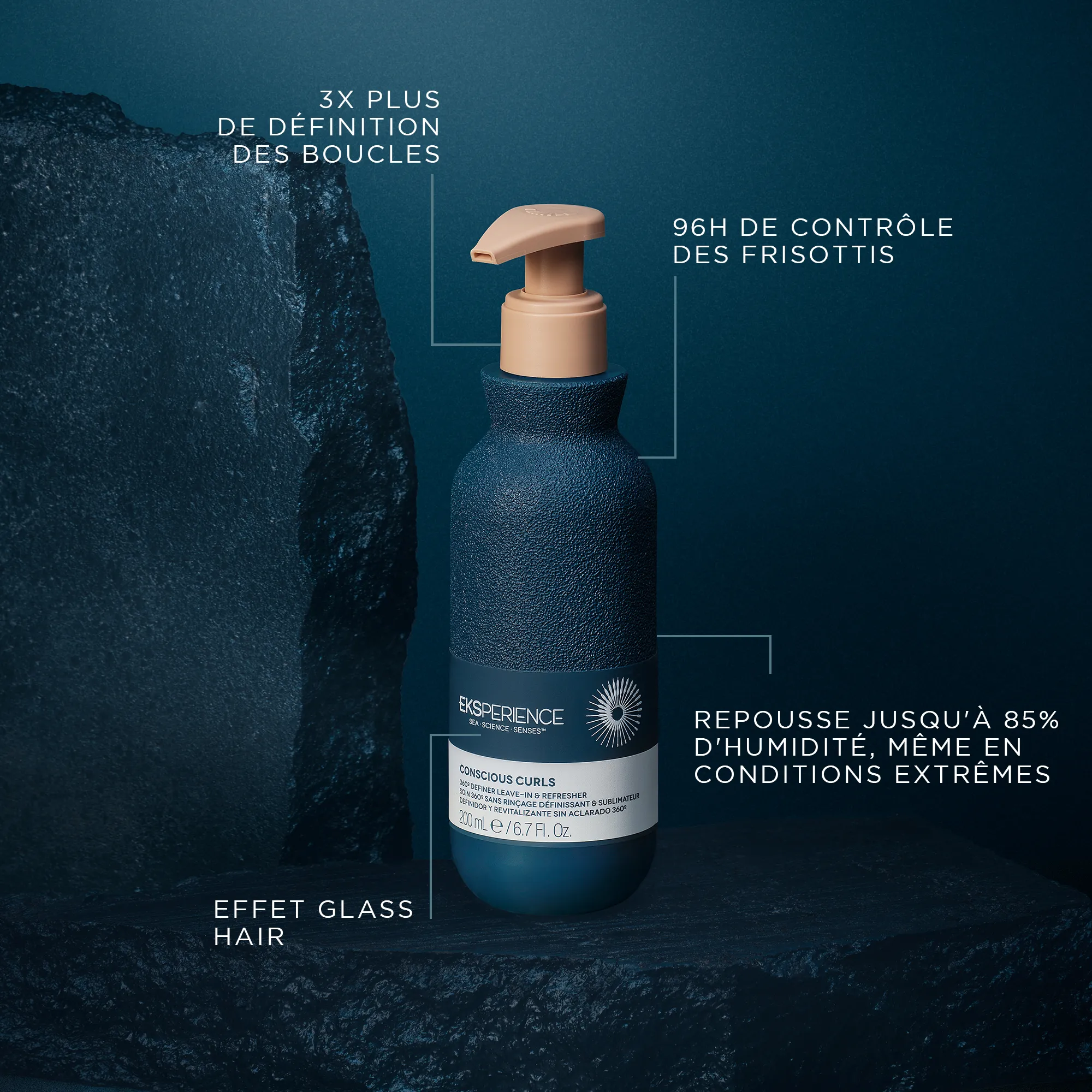 EKSPERIENCE™ Conscious Curls: Crème Gel Définissante 360º Leave-In