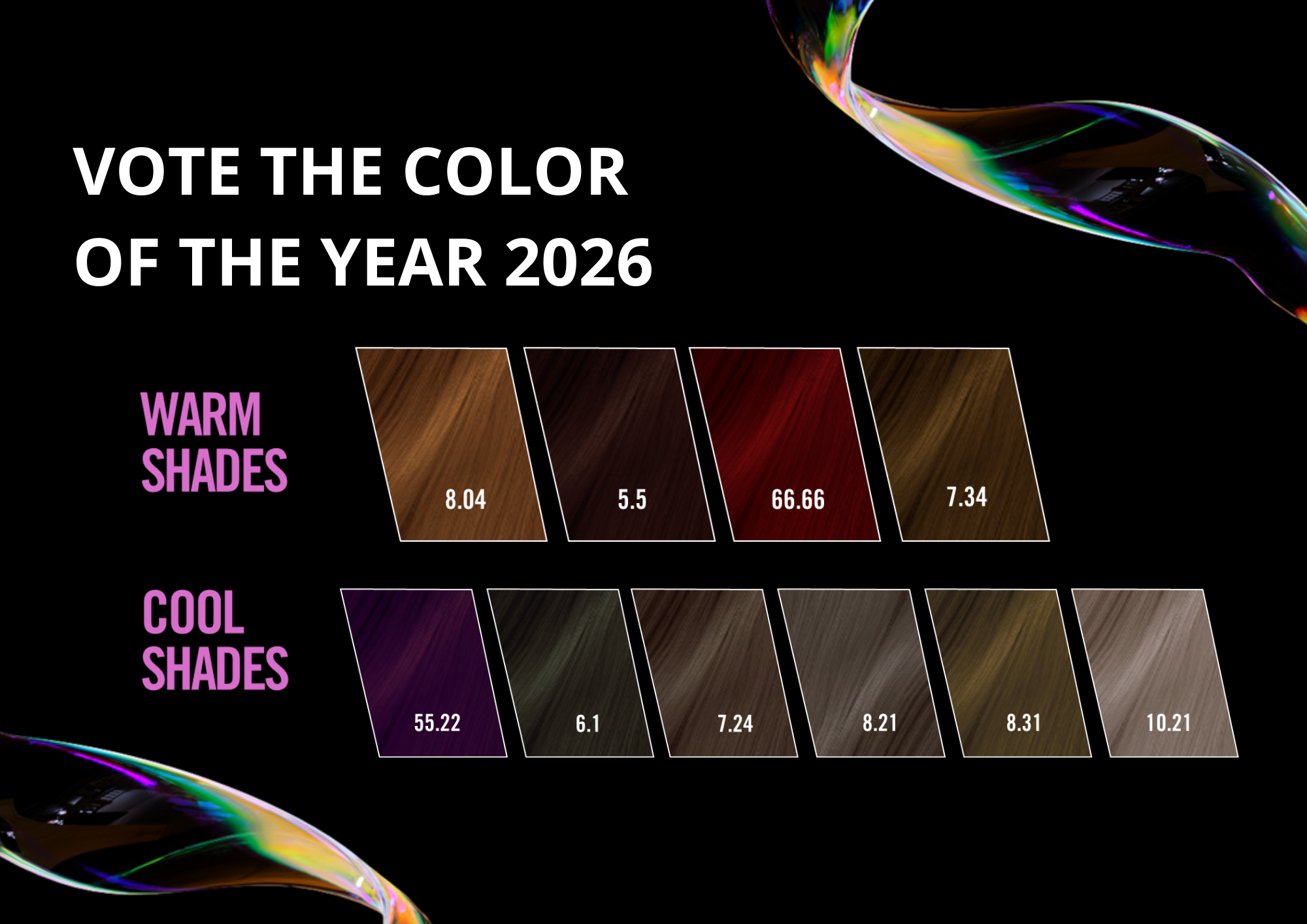 Revlon’s 2026 Hair Color of the Year contenders