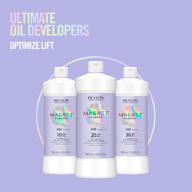 Magnet blonde hair products from Revlon