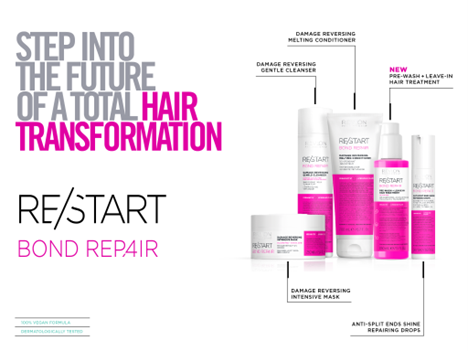 Restart bond repair hair products from Revlon