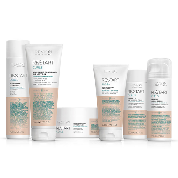 RESTART hair care line for curls from Revlon