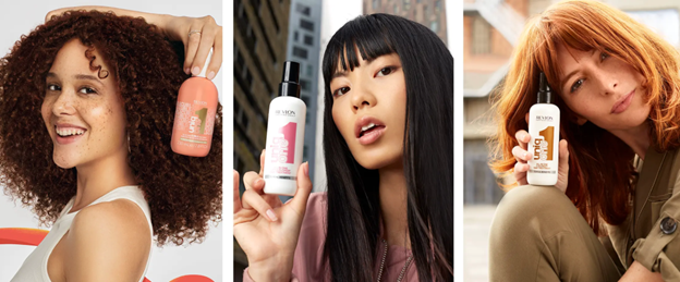 Different examples of Revlon Professional’s UniqOne™ Treatments