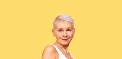 Woman with Gey Hair