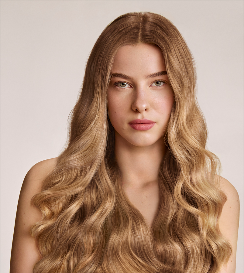 A woman with a golden hair