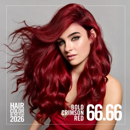 Color of the Year 2026. Bold Crimson Red.