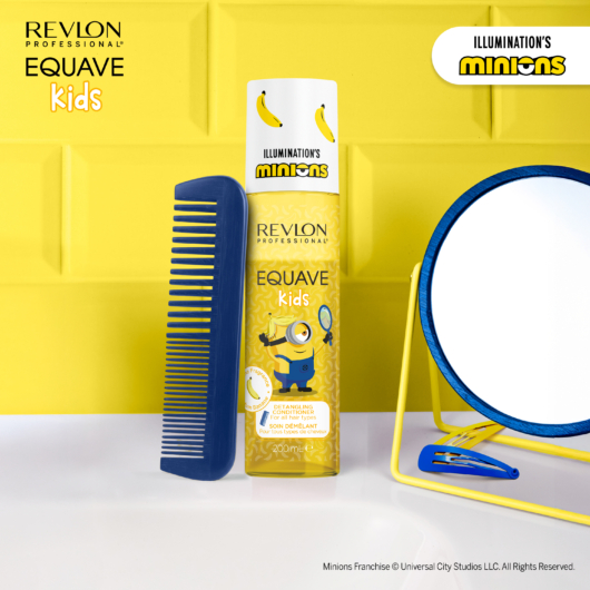 Revlon Professional Equave Kids™ Minions Detangling Conditioner with a comb