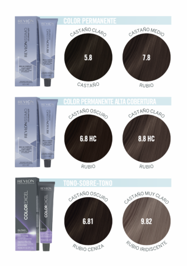 A graphic showing the different shade options with FUS3™